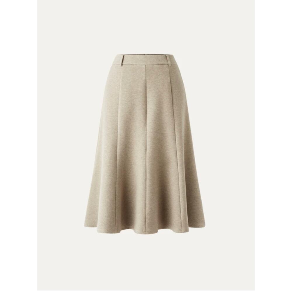 OGL High Waisted Umbrella Hem Midi Skirt NWT SIZE L